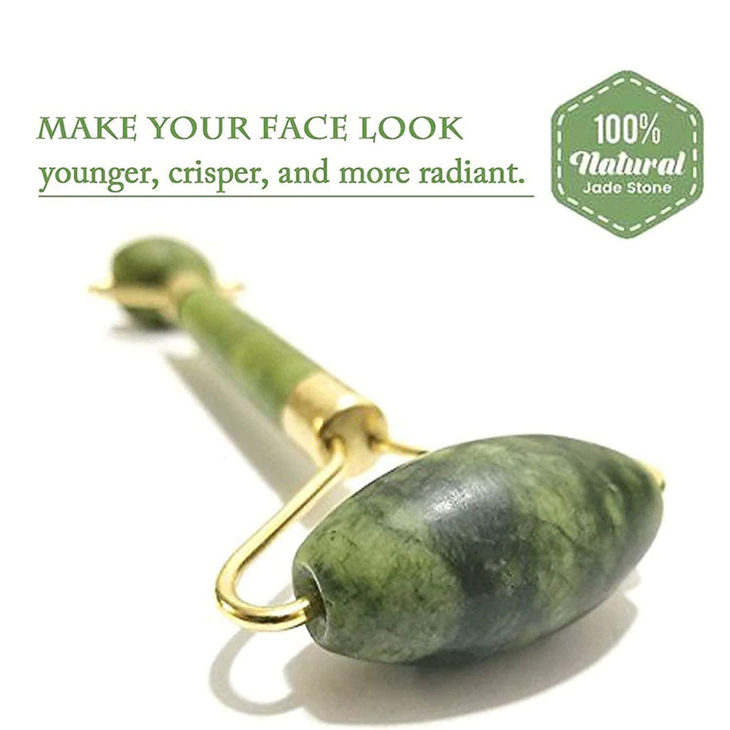 Natural Jade Roller – Face Massage Tool for Radiant & Youthful Skin
