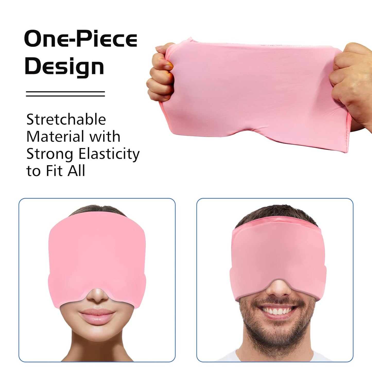 360° Migraine Relief Cap – Instant Hot & Cold Therapy