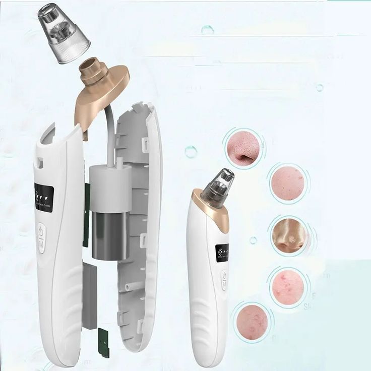 5 in 1 Rechargeable Blackhead Remover & Vacuum Pore Cleaner for Clear Skin
