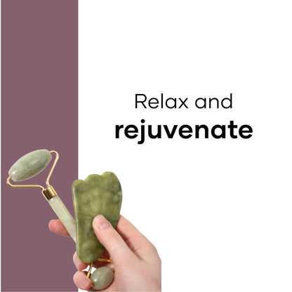Natural Jade Roller – Face Massage Tool for Radiant & Youthful Skin