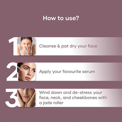Natural Jade Roller – Face Massage Tool for Radiant & Youthful Skin