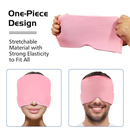 360° Migraine Relief Cap – Instant Hot & Cold Therapy